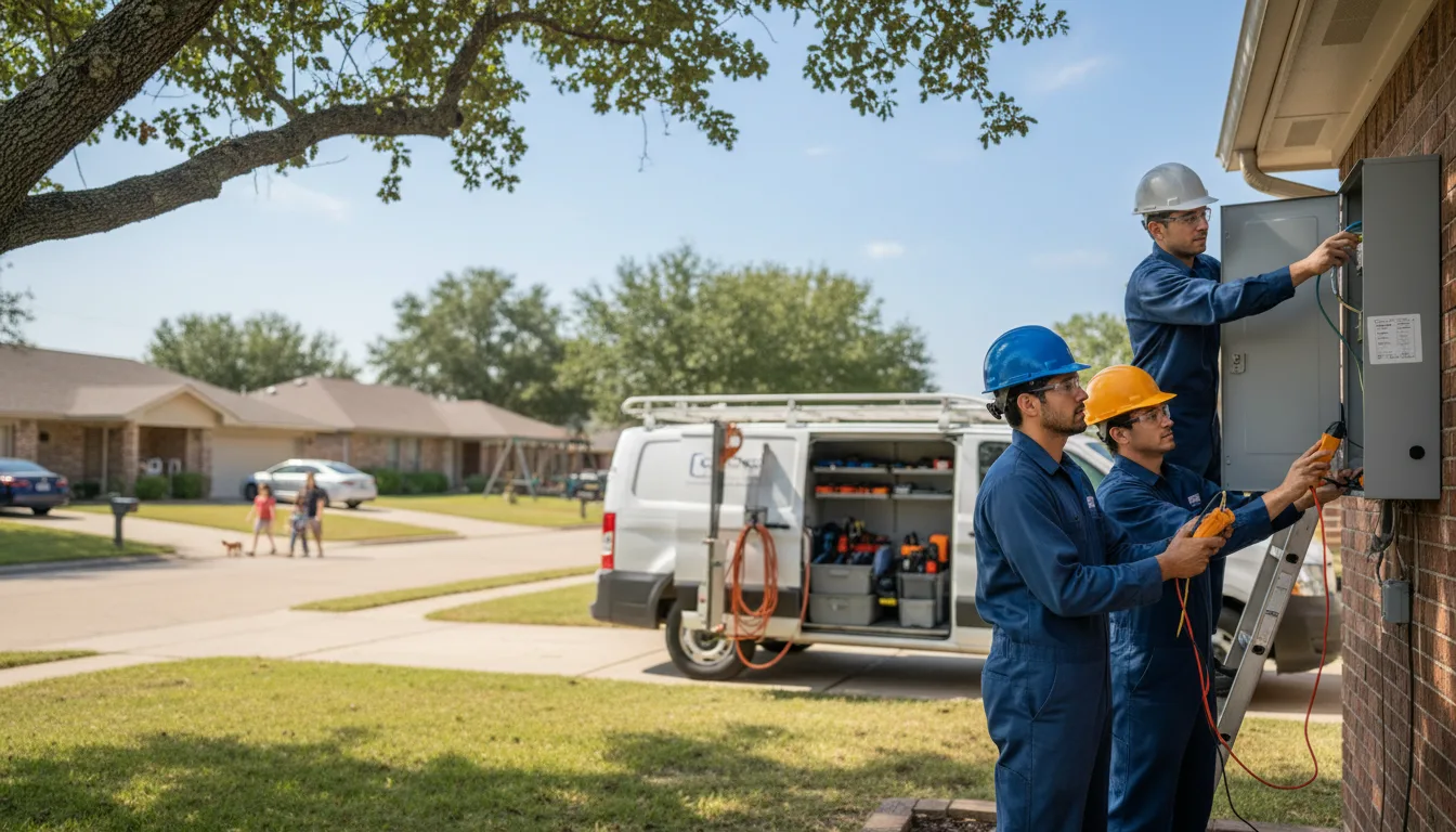 Certified electrician providing emergency electrical services in Harper, KS